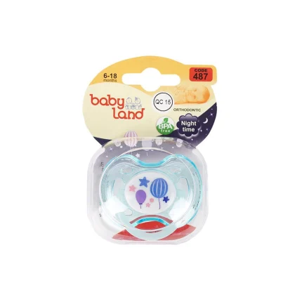 پستانک بیبی لند- النا شب تاب ارتودنسی بادکنک سایز 2