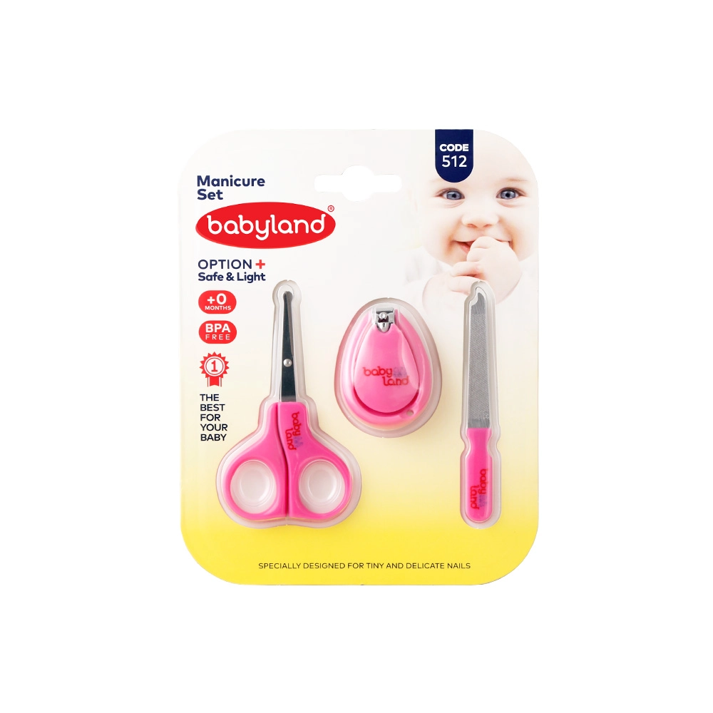 6261670804754 ست مانیکور کودک بیبی لند - درپوش دار بلیستر - تصویر 1