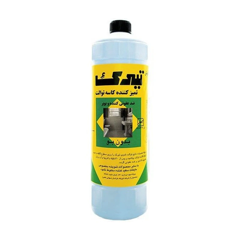 6260145502485 مایع جرم گیر تیرک- تمیزکننده سبز -بدون بو 1لیتری - تصویر 1