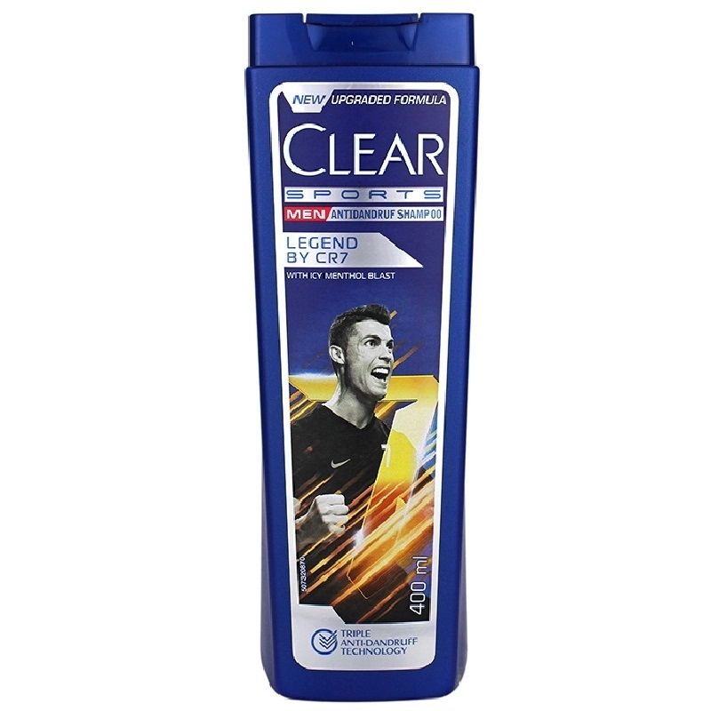 6260526429738 شامپوکلیر-آقایان- خنک کننده-قهرمانان 400میل - تصویر 1