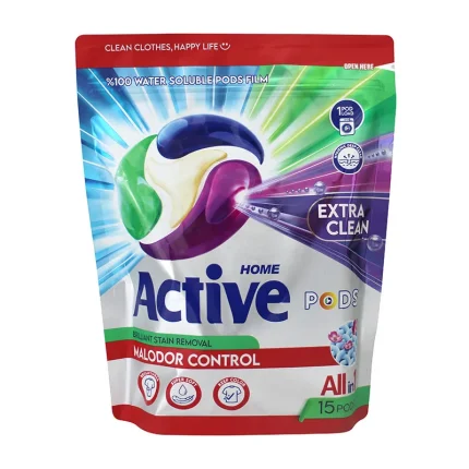 پاد لباسشویی اکتیو- 26گرمی 15عددی