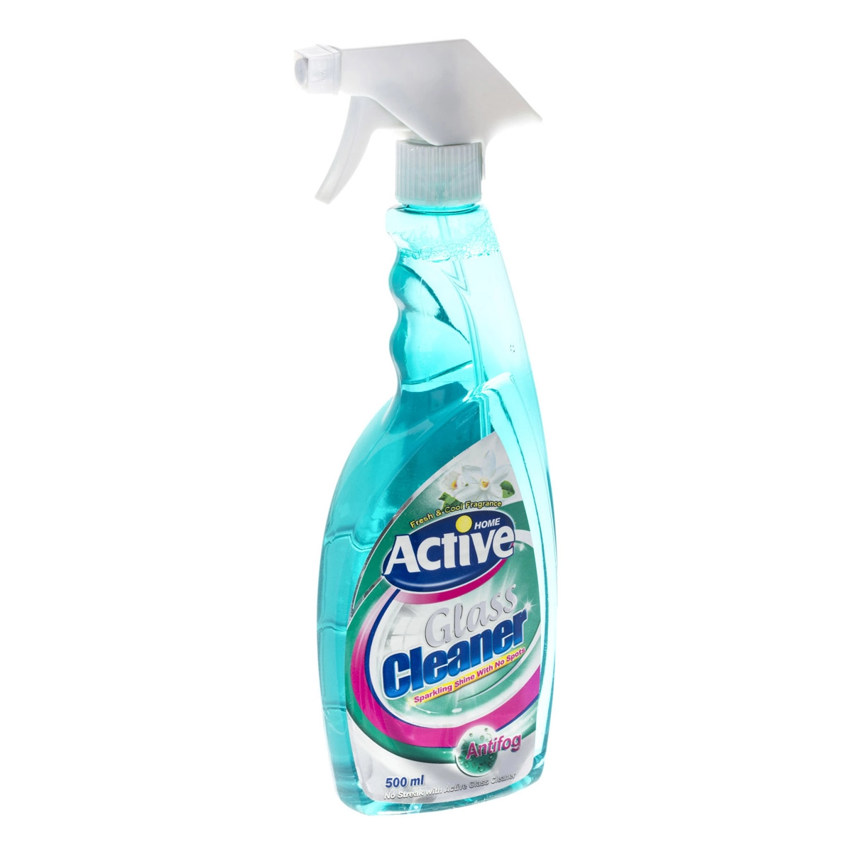 6262825815427 اسپری شیشه شوی ضدبخار اکتیو- سبزآّبی (15عددی)500میل - تصویر 1