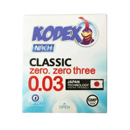 کاندوم کدکس- 30میکرون 3عددی