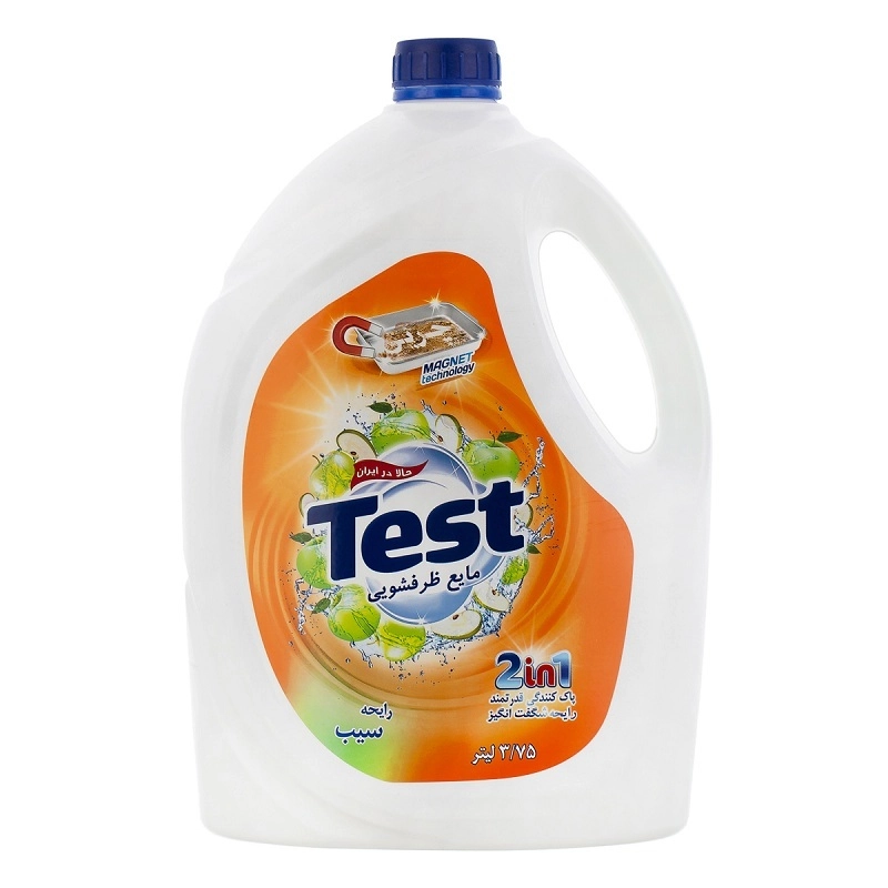 6269211300383 مایع ظرفشویی تست- سیب 3750 لیتری - تصویر 1
